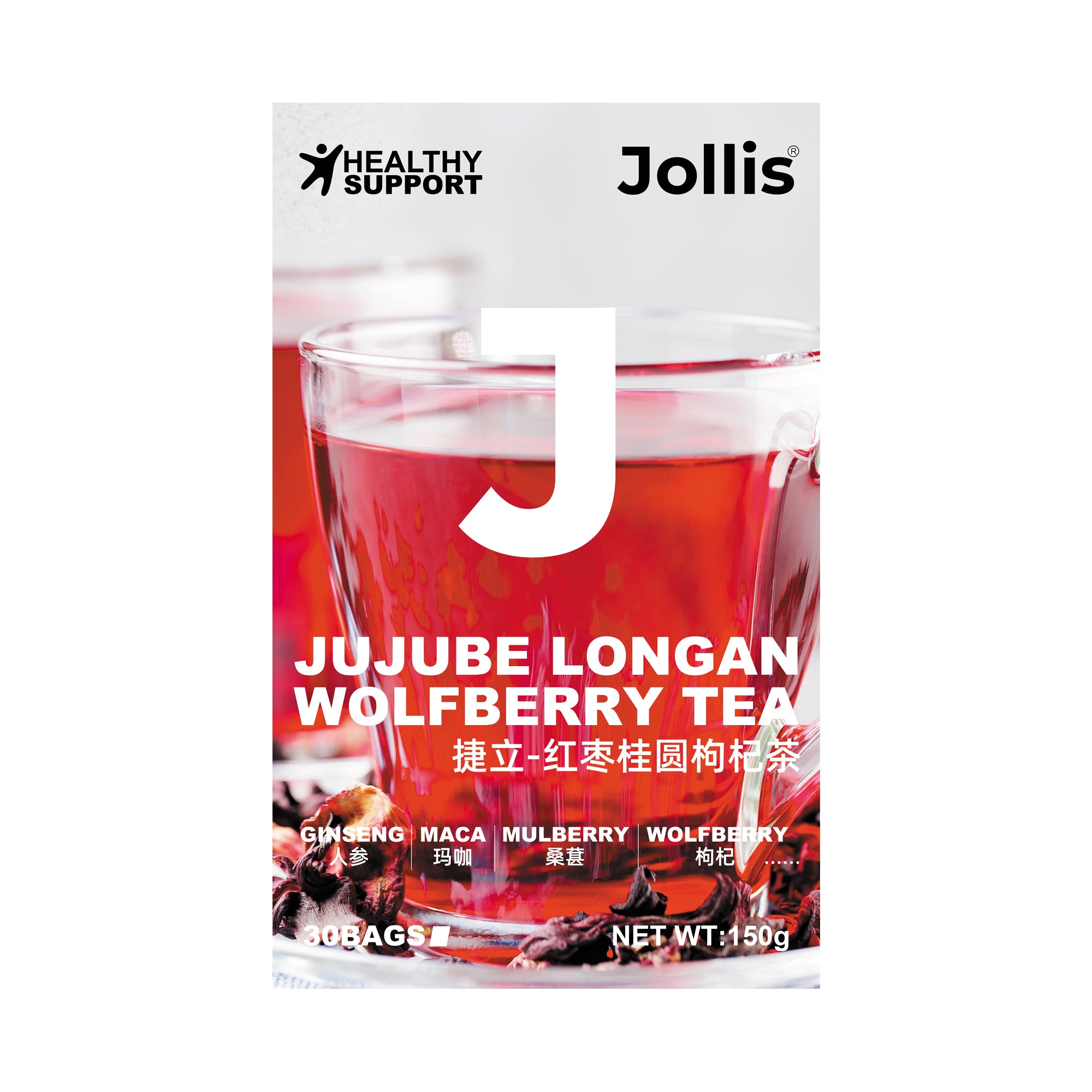JOLLIS捷立红枣枸杞茶 20袋